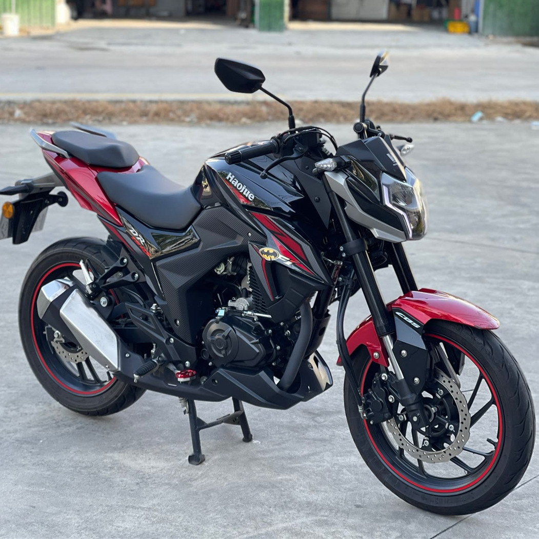 新款国四电喷豪爵DR150S街车DR300CC机车男装燃油代步跨骑摩托车