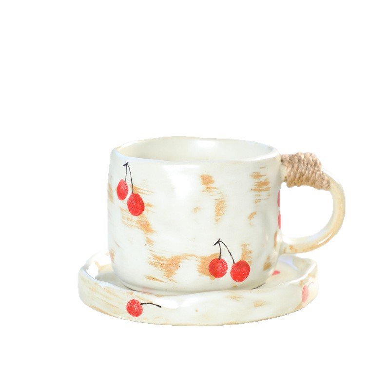 Top Quality Minimalist Ceramic Cup And Saucer Set, Creative Mugs, Afternoon Tea Coffee Cups, Supply, Household Cups_voghion.com