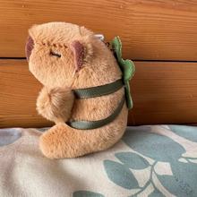 九千里摆摊玩偶挂件 背包款卡皮巴拉毛绒玩具钥匙装饰娃娃机公仔