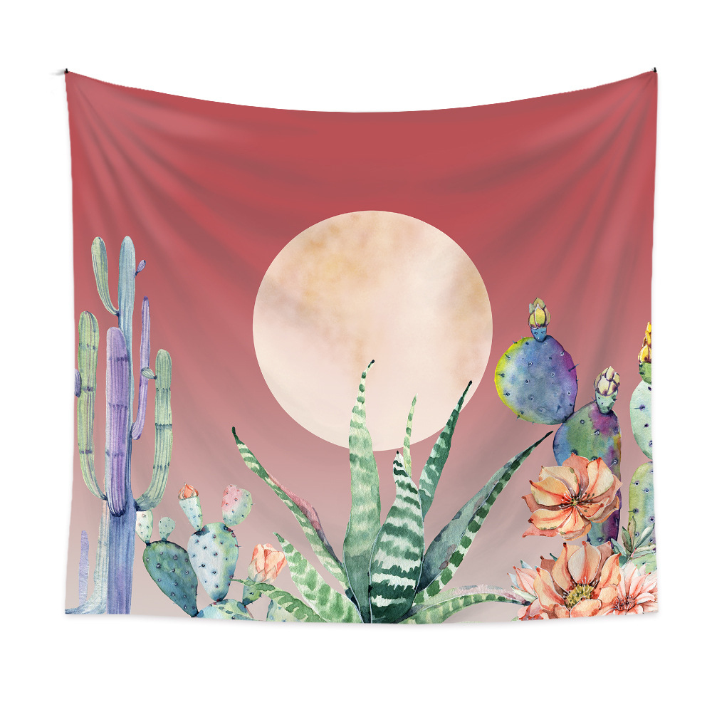 Bohemian Moon Phase Tapestry Home Background Decoration Wholesale Nihaojewelry display picture 7