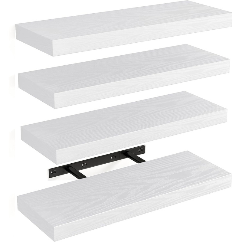 FloatingShelves 壁挂置物架客厅餐厅一字隔板电视墙收纳架书架|undefined