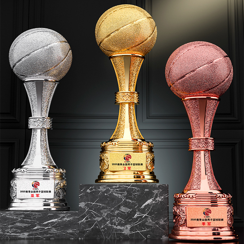 Nuevo y creativo juego de trofeo de baloncesto súper grande trofeo de fútbol equipo de regalos atmósfera de alta gama excelente premio de personal