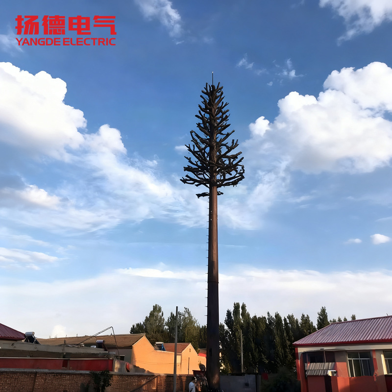 景区观光区仿生树铁塔 生态化通信塔 可定制高度仿生树木铁塔