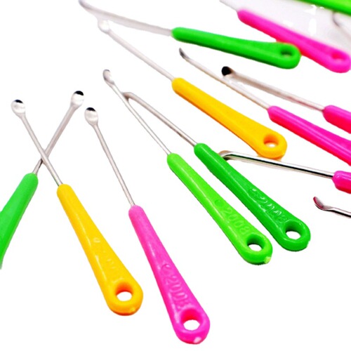 Imitation stainless steel ear pick with keyhole, practical alloy ear pick, ear cleaner, small gift, metal ear pick