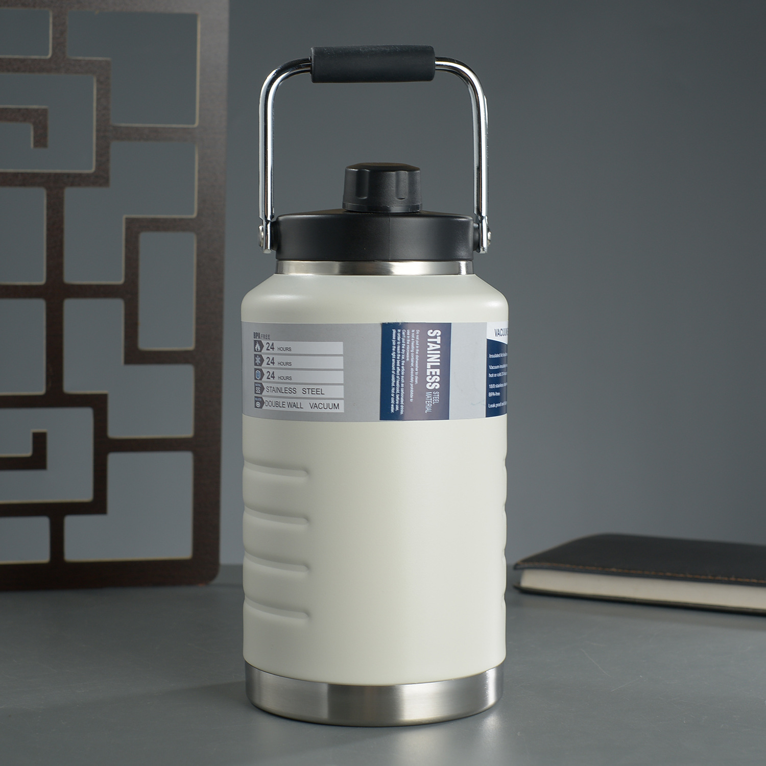 Transfronterizos de 2L de gran capacidad de hervidor de agua de aislamiento 304 taza de acero inoxidable de agua deportiva portátil cubo de agua de calentamiento