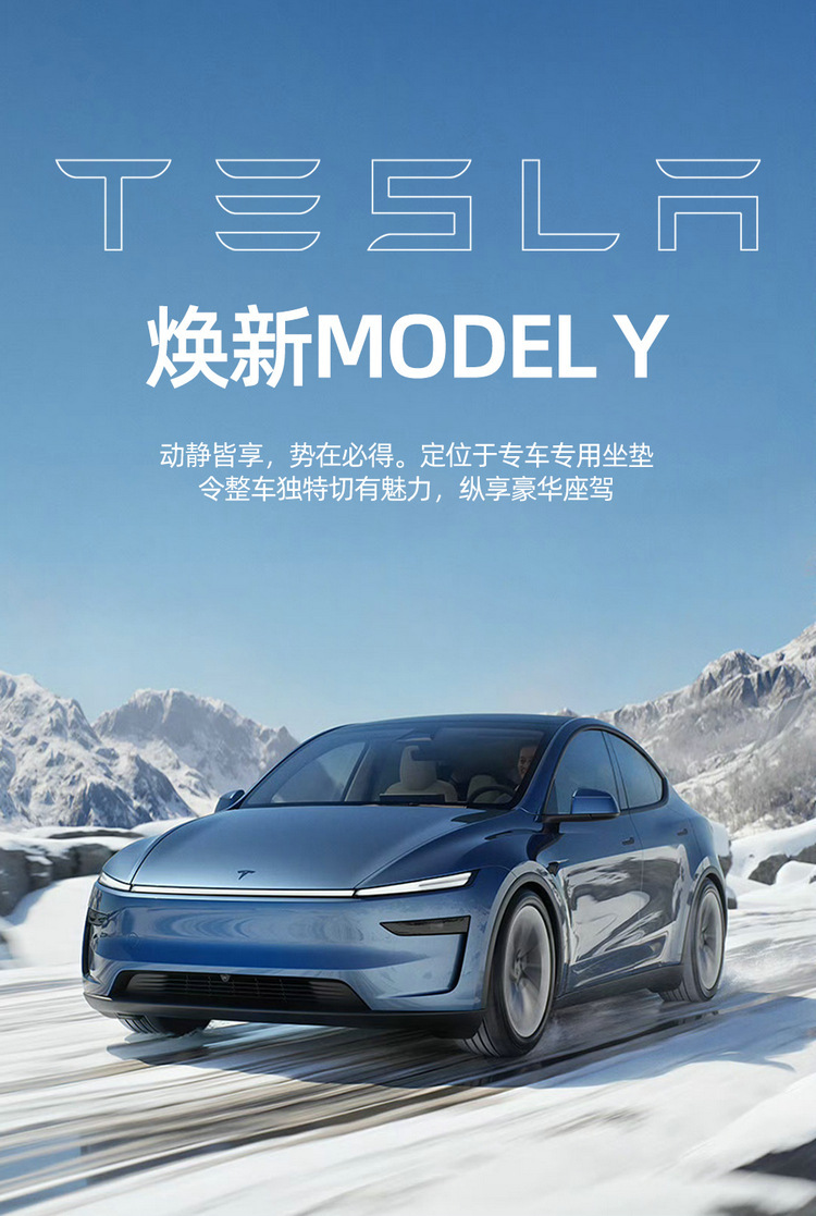 New Model-Specific 25-Piece Tesla Model Y and Model 3 Full Leather Universal Car Seat Covers