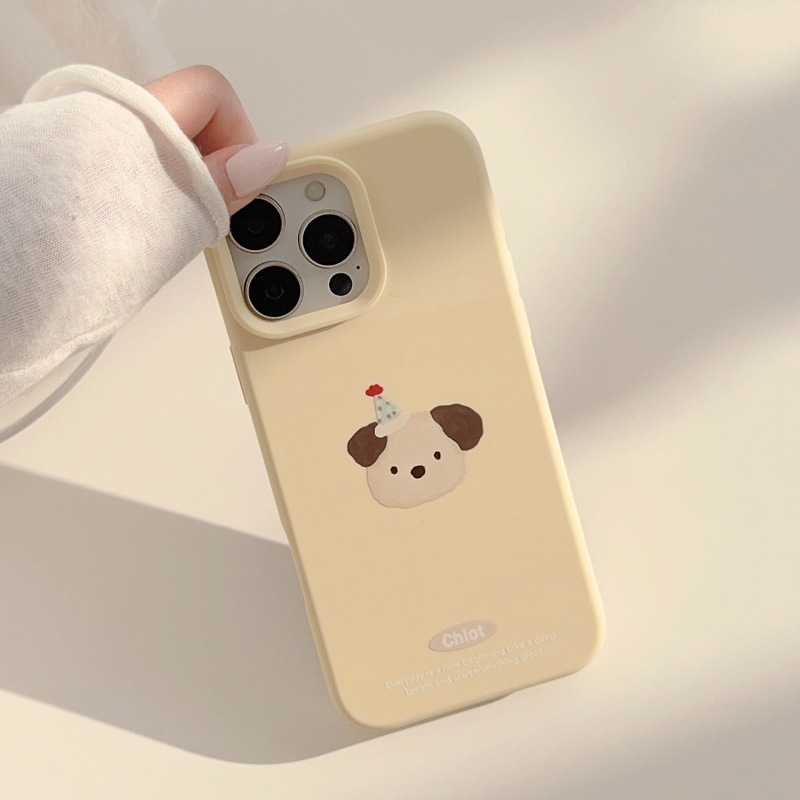 【塔下】キュートなペット ウエストハイランド シリコンケース iPhone16/17promax/14/13対応 全面保護|undefined