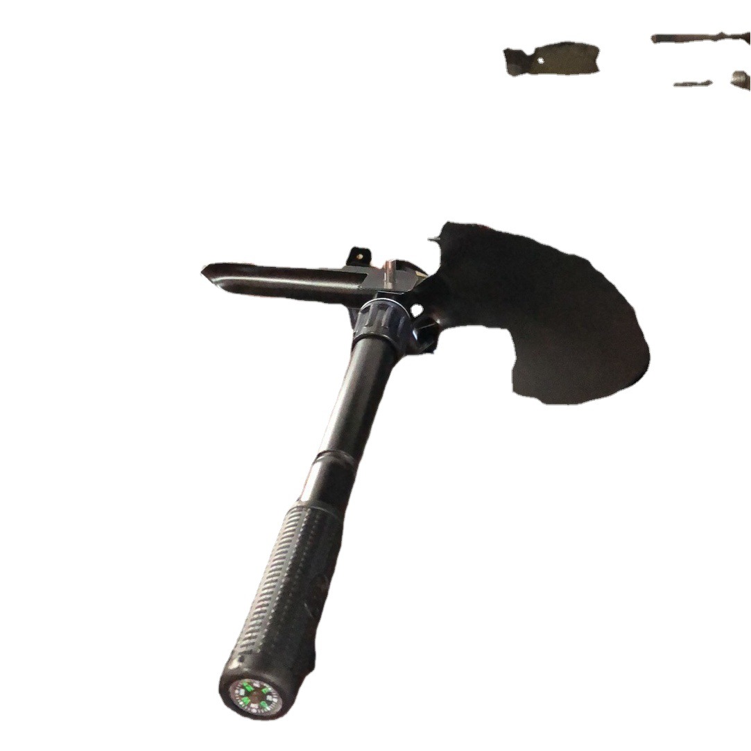 Pala plegable para exteriores, pala militar multifuncional, pala portátil para acampar, pala para jardinería, pala para excavar arena para niños