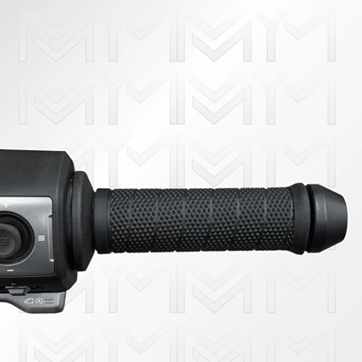 Motorcycle Handle Cover silicone anti-slip grips, pull-out handlebar - diamond-patterned-black-silicone-handle-grips-a-pair-of-2-todays-super-low-price