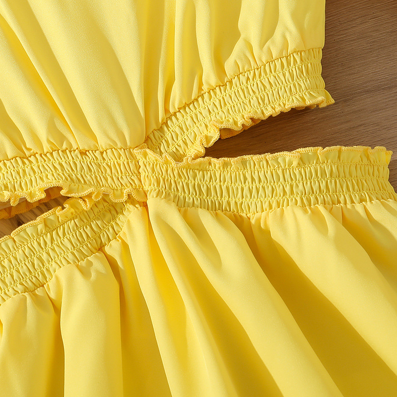2024 Herbst Neue Kinderkleidung Mode Große Schaukel Langarm Prinzessin Stil Mädchen Kleid_voghion.com