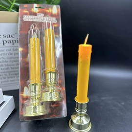 蜡烛灯;蜡烛;塑料盒