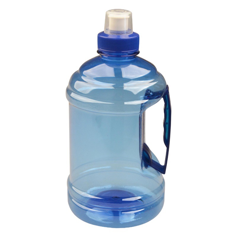 PET dispensador de agua transparente de plástico botella de deportes especiales al aire libre botella de agua fría 1L cubo Taza en stock