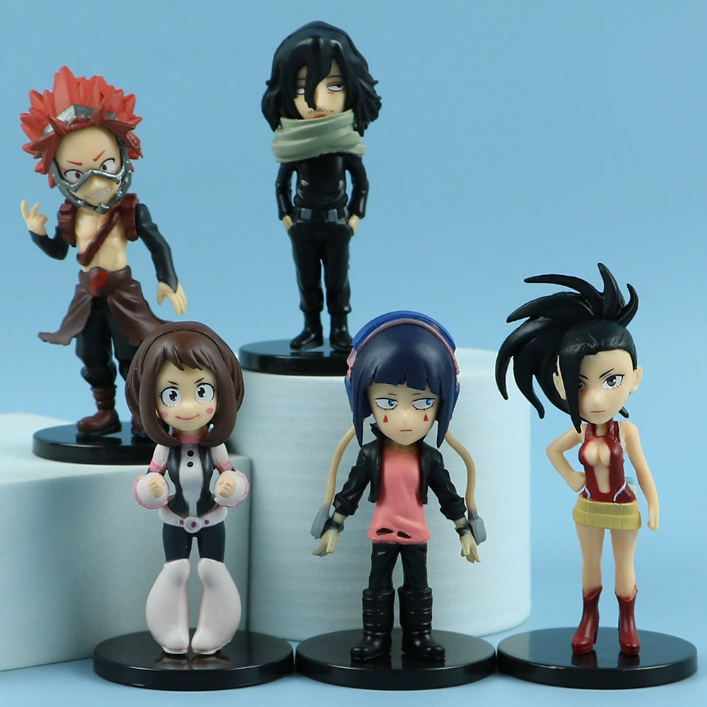 Коллекционные фигуры в blind box My Hero Academia — 9 моделей, мини-фигурки PVC/ABS, подставка для демонстрации