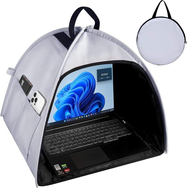 Cross-border outdoor laptop sunshade, foldable computer light-blocking cover, portable storage computer privacy protection cover Cross-border outdoor laptop sunshade, foldable computer light-blocking cover, portable storage computer privacy protection cover