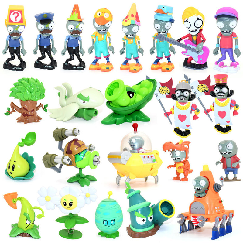 Genuine Plants vs. Zombies Toys New Mecha Roadblock Bessist Zombie Handset Single Bulk Accessories
