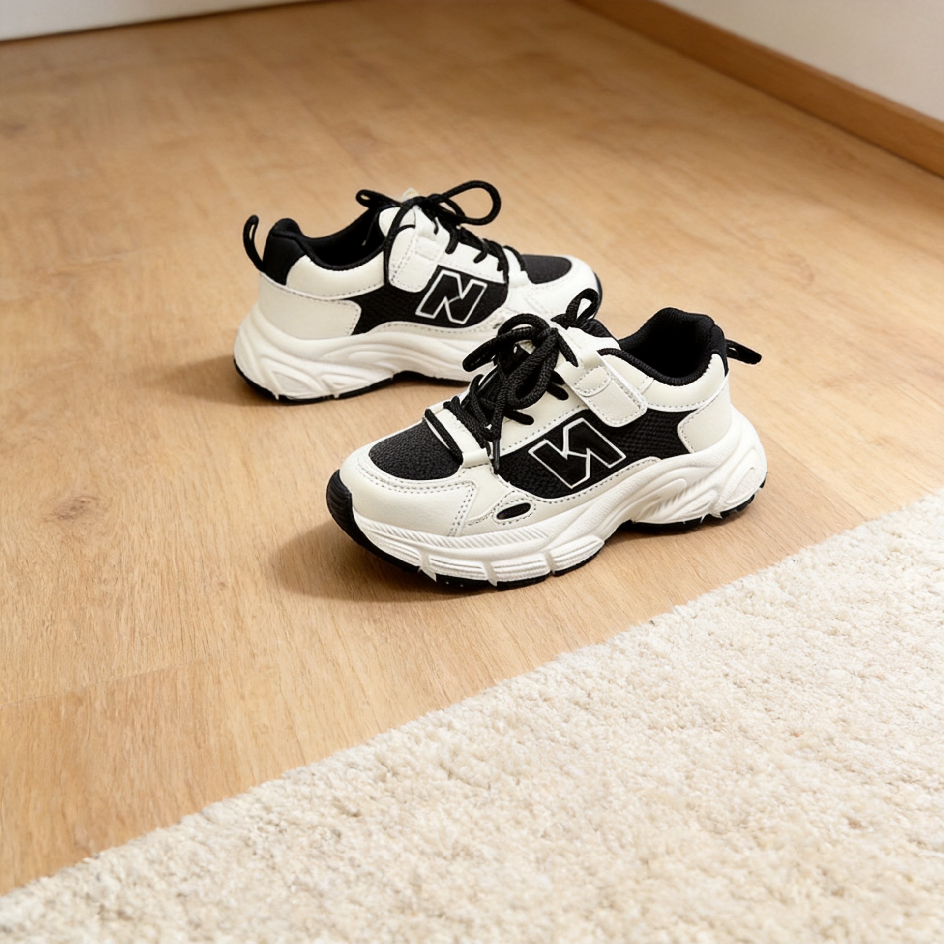 Feile Tuk cuero zapatos de skate para niños y niñas zapatos deportivos de moda para niños zapatos casuales de cuero para niños