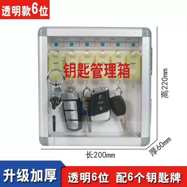 Transparent car keys for keys
