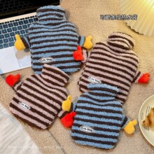 卡通款冲水灌水热水袋热敷宫暖肚子保暖加厚大号暖手宝暖水袋可爱