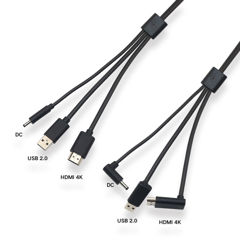 厂家新款VR线 HTC VIVE头盔三合一数据线4K/60HZ 3米5米VR连接线