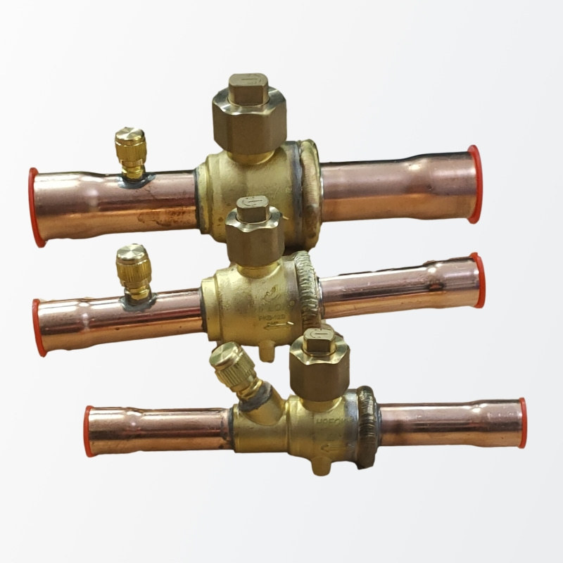 派尔克PKB-04/06/10截止阀球阀带检测口冷库机组空调配件6mm-54mm