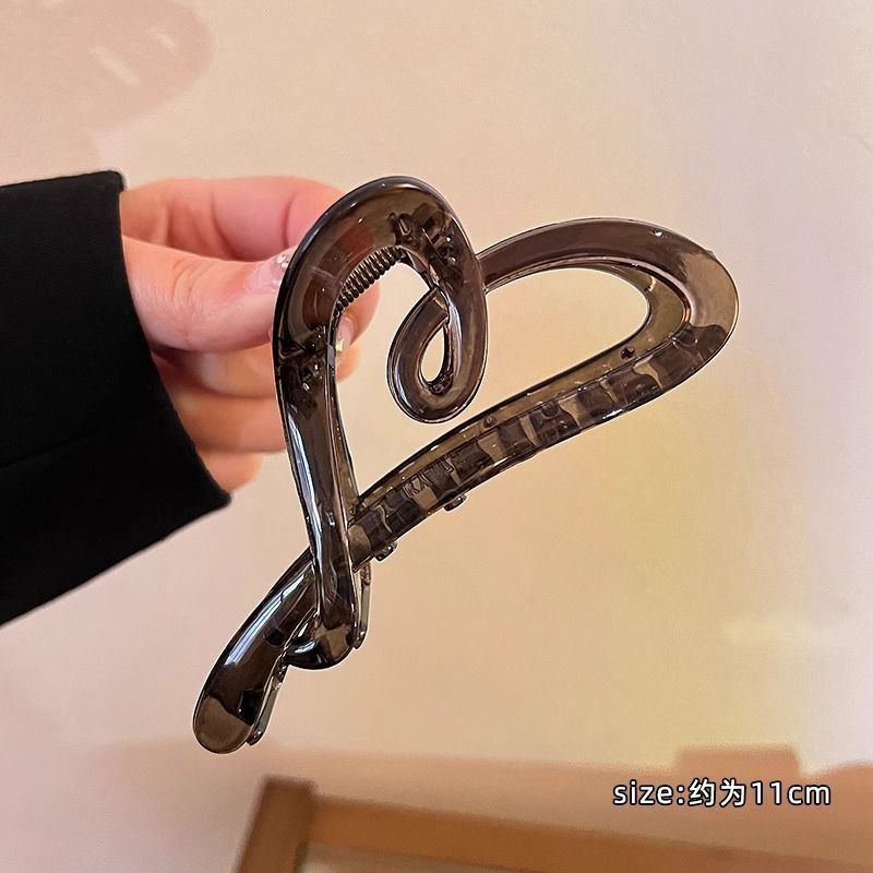 Zhao Lusi mismo estilo de clip de agarre de lazo femenino 2025 nuevo clip de tiburón grande de alta gama en la parte posterior de la cabeza horquilla