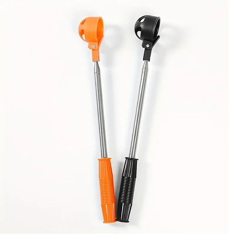 Golf Ball Retriever, Portable Golf Ball Pick-Up Stick with 8 Freely Extendable Sections, Golf Course Equipment, Golf Ball Grabber