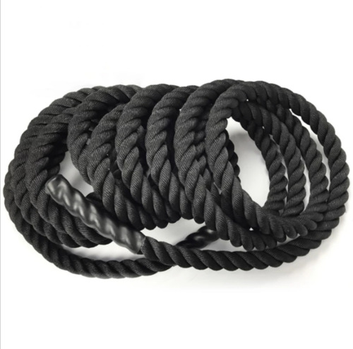 BattleFit Physical Training Battle Rope Fitness Skipping Rope Bicep Fighting Rope Home Use Polyester Slimming Slap Rope Manufacturer Supply