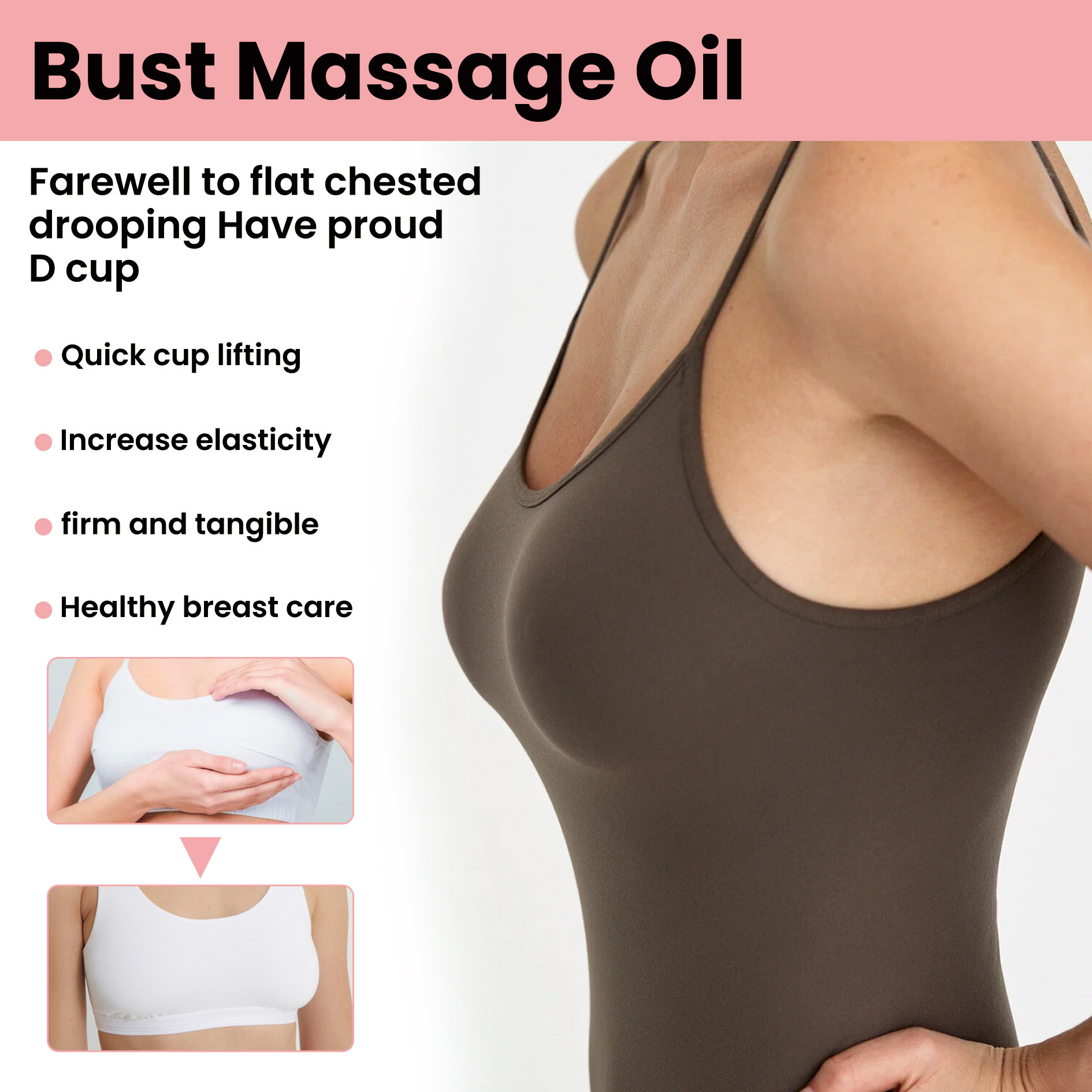 Huile Essentielle Hydratante Douce Soin Massage Seins Complets et Forts_voghion.com