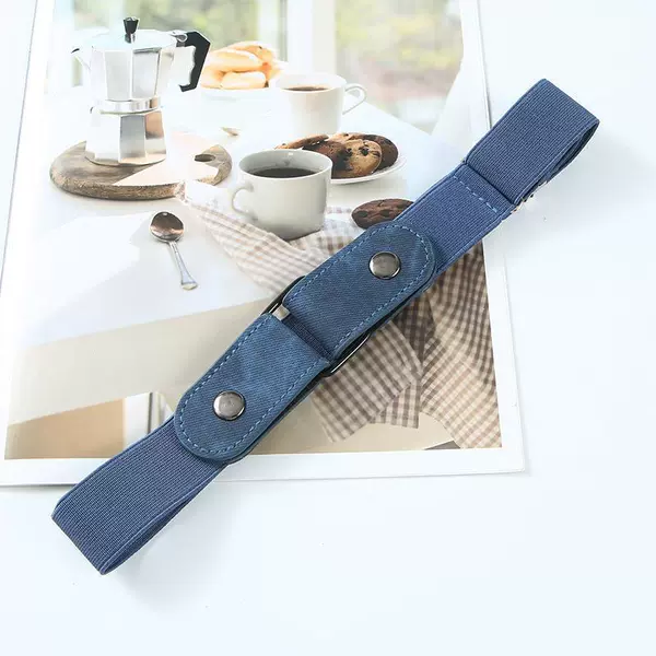 Dark blue thickened lazy belt