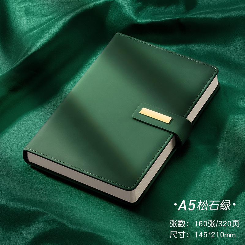 Cuaderno de negocios caja de regalo traje en stock de gama alta a5 registro de reunión de oficina notebook actividad regalo personalización