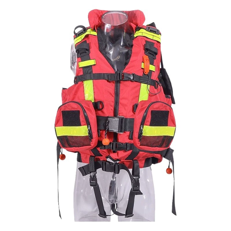 Сверхмощный костюм спасательного жилета Rapids, водный спасательный шлем, веревочка быка, нож, сапоги, перчатки, производитель спасательного оборудования