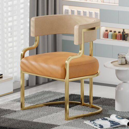 z% light luxury dining chair high-end hotel sofa chair mahjong chair manicure chair front desk reception chair luxury dressing table