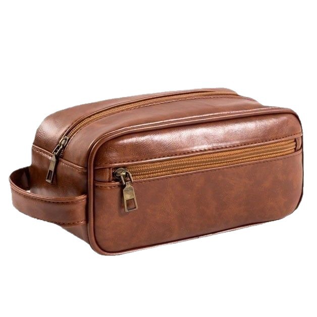 Neceser de viaje, nuevo neceser de mano de PU de alta gama para hombre, neceser de viaje portátil de gran capacidad para mujer