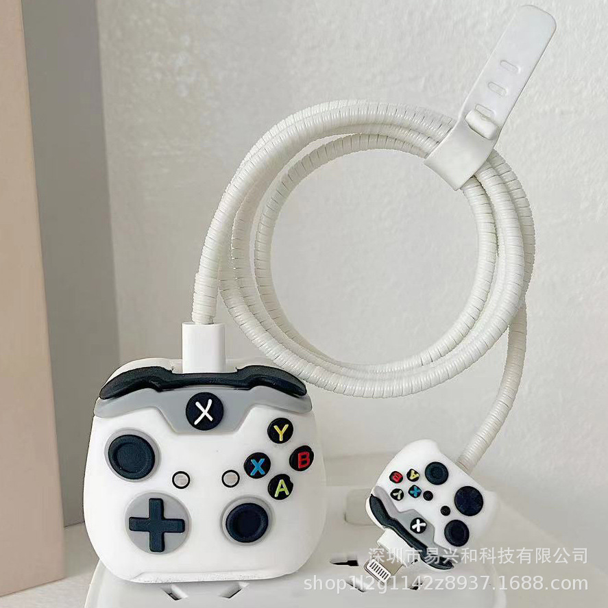 Aplicable Apple 18W / 20W cargador de cabeza de cubierta cargador de cubierta de cable de datos cubierta de 4 piezas al por mayor