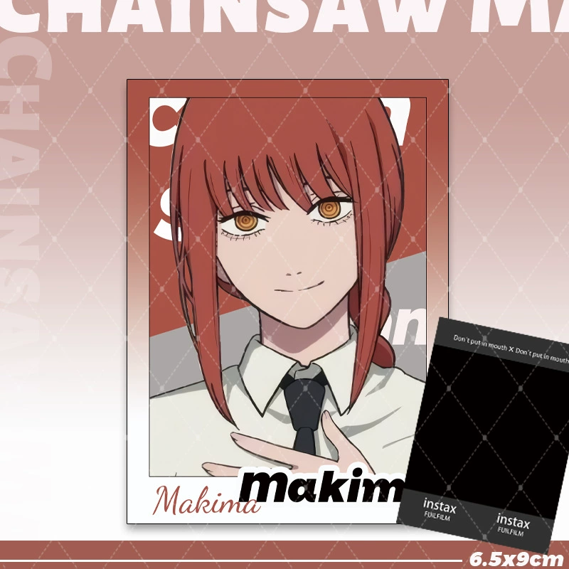 Chainsaw Man Театральное издание Reese Chapter Makima Pavarese Angel Demon Peripheral Polaroid Collection Photo Card