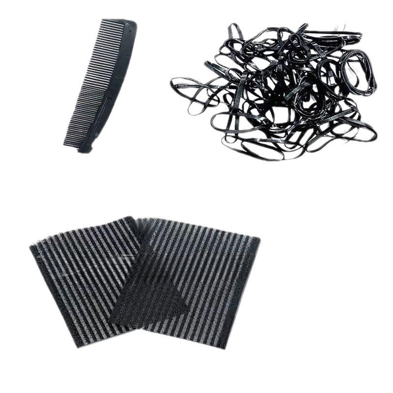 别掐黑色掐针发夹盘头黑掐子头掐边夹发卡黑棍卡子日韩不漆一字