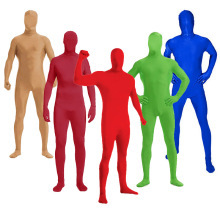 跨境万圣节隐形人忍者表演服装 舞台表演隐身衣cosplay紧身衣道具