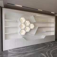 烤漆产品展示柜带灯公司展厅样品展示架荣誉墙陈列柜展柜直销其他