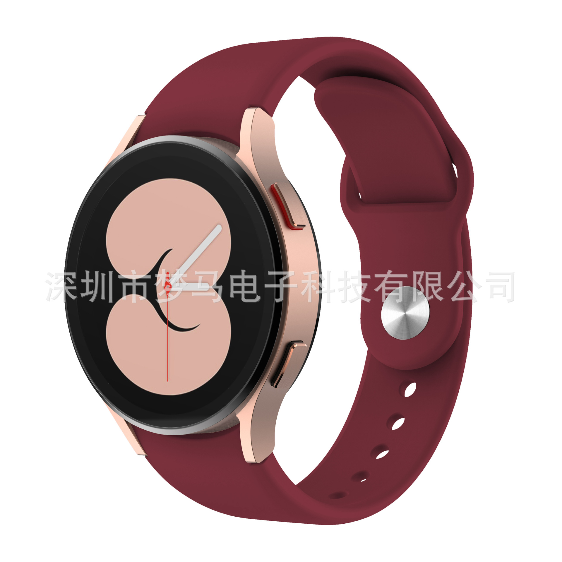 Correa de silicona con hebilla inversa para Samsung Galaxy Watch7, compatible con Watch56classic, correa con hebilla Nike