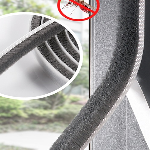 推拉窗密封条铝合金塑钢门窗门缝毛条玻璃条沙窗门窗户挡风防