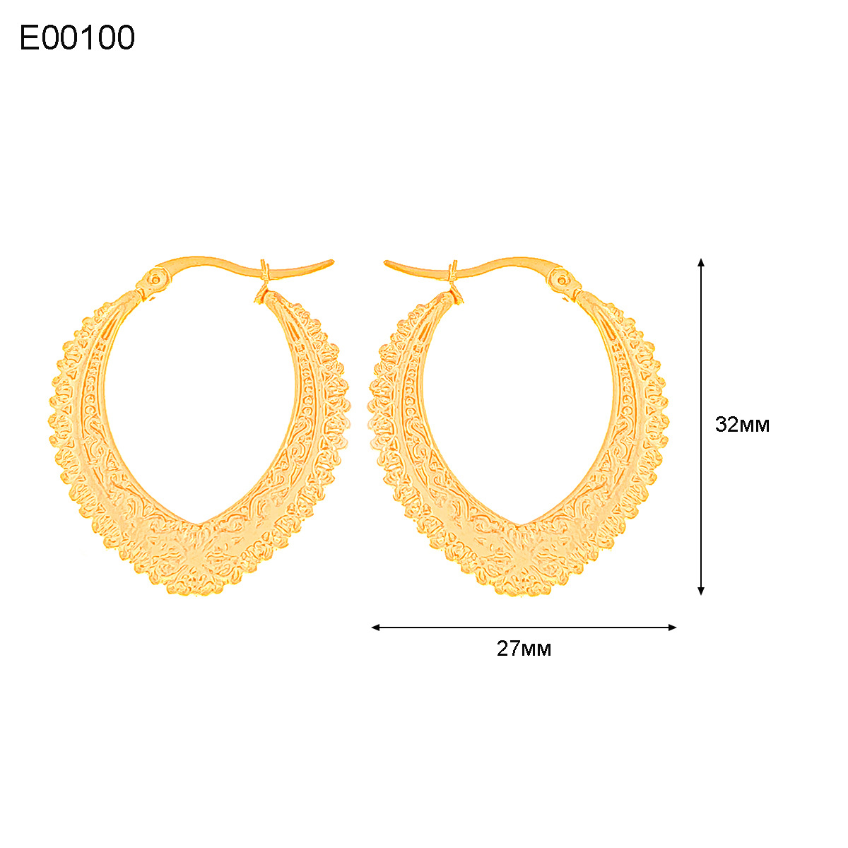13g Weight Titanium Steel Ear Needle Material Earrings Classification 1 Pair Quantity Holiday, Daily Occasion Titanium Steel Material U Shape, Geometric, Round Pattern Women's Gender Plating Design Basic, Simple Style, Classic Style Style 1 Pair Basic Simple Style Classic Style U Shape Geometric Round Plating Titanium Steel Earrings 20
