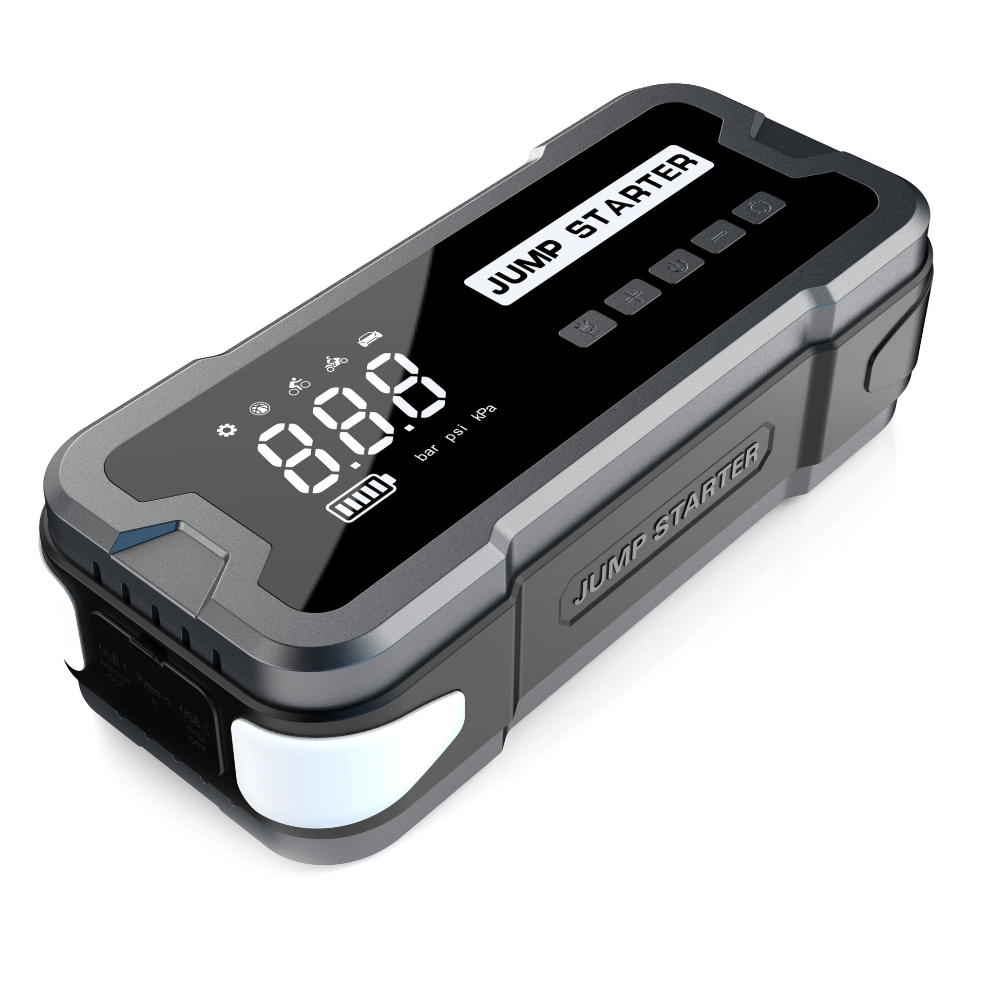 4000A трансграничный автомобильный аварийный источник питания, популярный стиль, автомобильный воздушный насос большой емкости, система зажигания «все в одном»