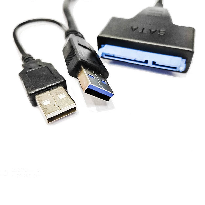 Кабель SATA→USB3.0 Easy Drive с разъёмом питания, USB→SATA для 2.5"/3.5" SSD/HDD, дата-кабель