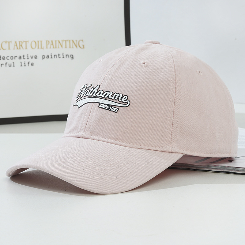 Nuovo da donna colla stampa Soft Top Baseball versione coreana Tide Wash approfondisce il viso Mostra piccolo cappello con lingua d'anatra da uomo_voghion.com