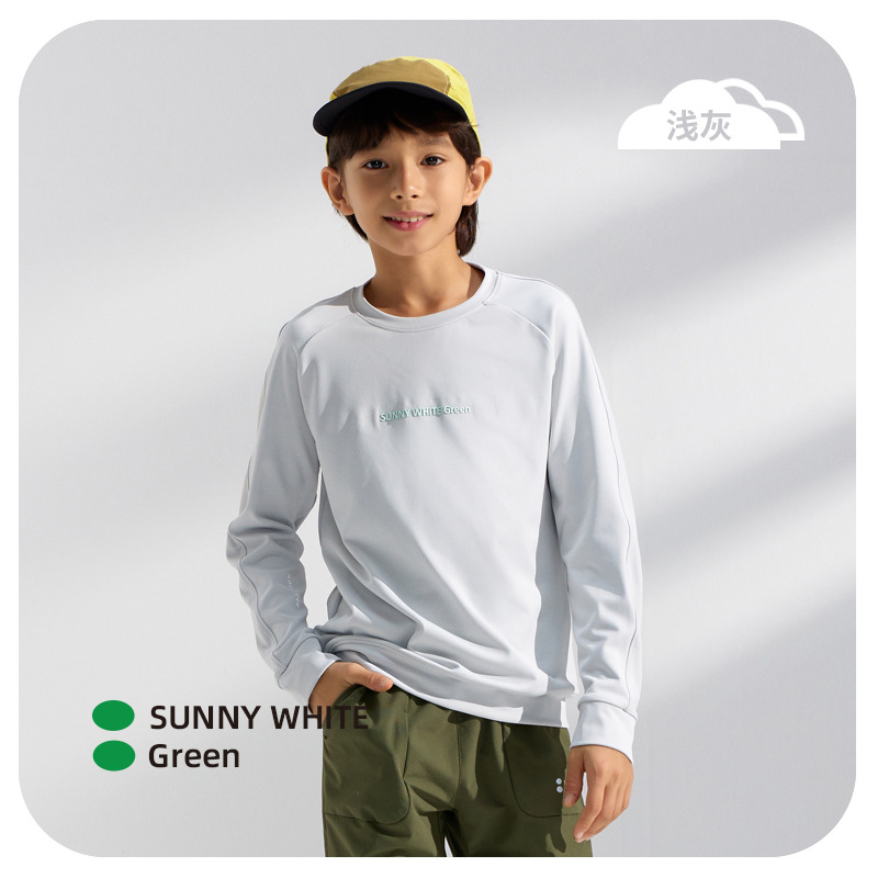 KK Tree Suéter para niños Deportes de primavera y otoño para hombres Camisa de manga larga de secado rápido Camiseta Bebé de niños mayores Ropa para niños Top image 8