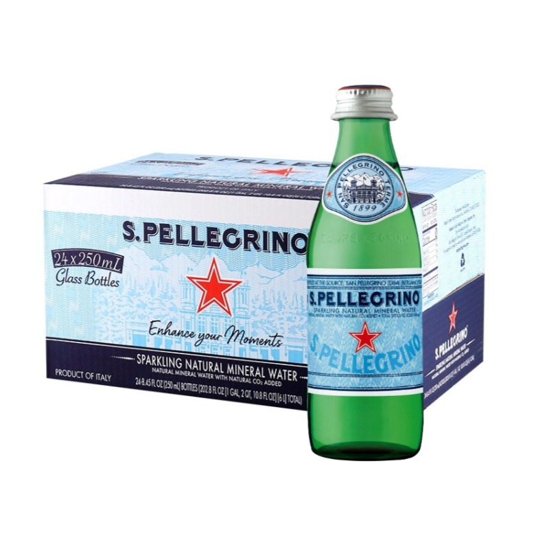 イタリア輸入 サンペレグリノ 天然炭酸水 250ml×24本入り 炭酸水 ミネラルウォーター 正規品