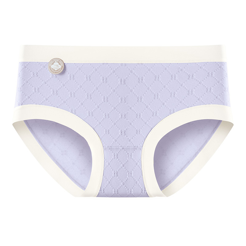 Ropa interior de las mujeres de clase A Puro algodón antibacteriano transpirable entrepierna chica calzoncillos cortos cabeza algodón chica ropa interior sin costuras mujeres