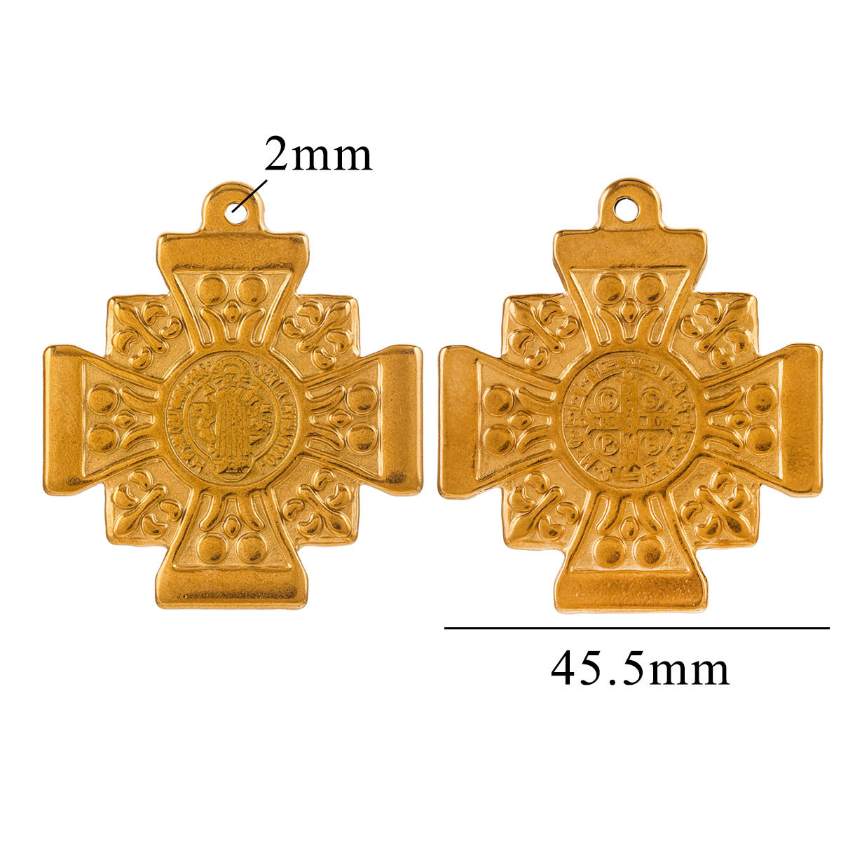 Acero inoxidable transfronterizo diseño de personalidad cruz reina colgante francesa llavero de acero de aluminio productos al por mayor inventario