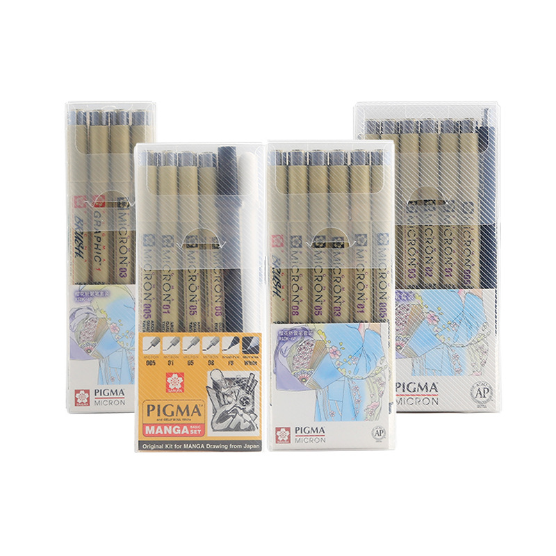 Sakura Japanese cherry blossom needle pen hand-painted needle pen…
