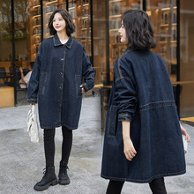 牛仔外套女款2025新款爆款春秋大码宽松气质妈妈风衣初秋薄款上衣